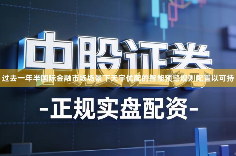 过去一年半国际金融市场场景下天宇优配的智能预警规则配置以可持